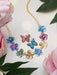 Close-up of Mariposa Butterfly Earrings, highlighting their delicate design and bold style—where art meets your ear!
