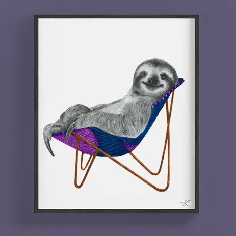 Kingston Westhill Three Toed Sloth Portrait Study