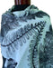 Classic Ferns cotton scarf by Nina J, limited-edition wearable art inspired by nature