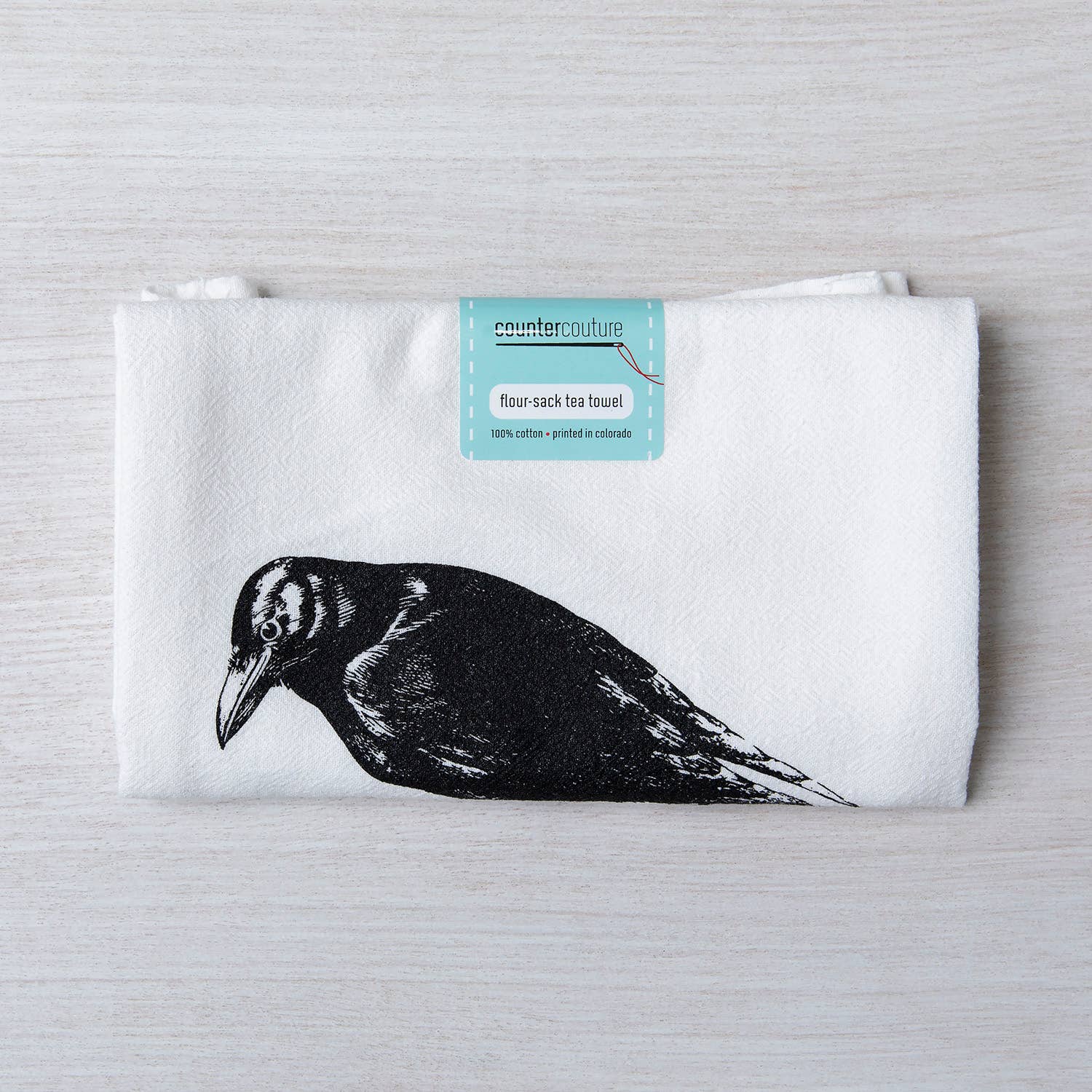 Crow Tea Towel