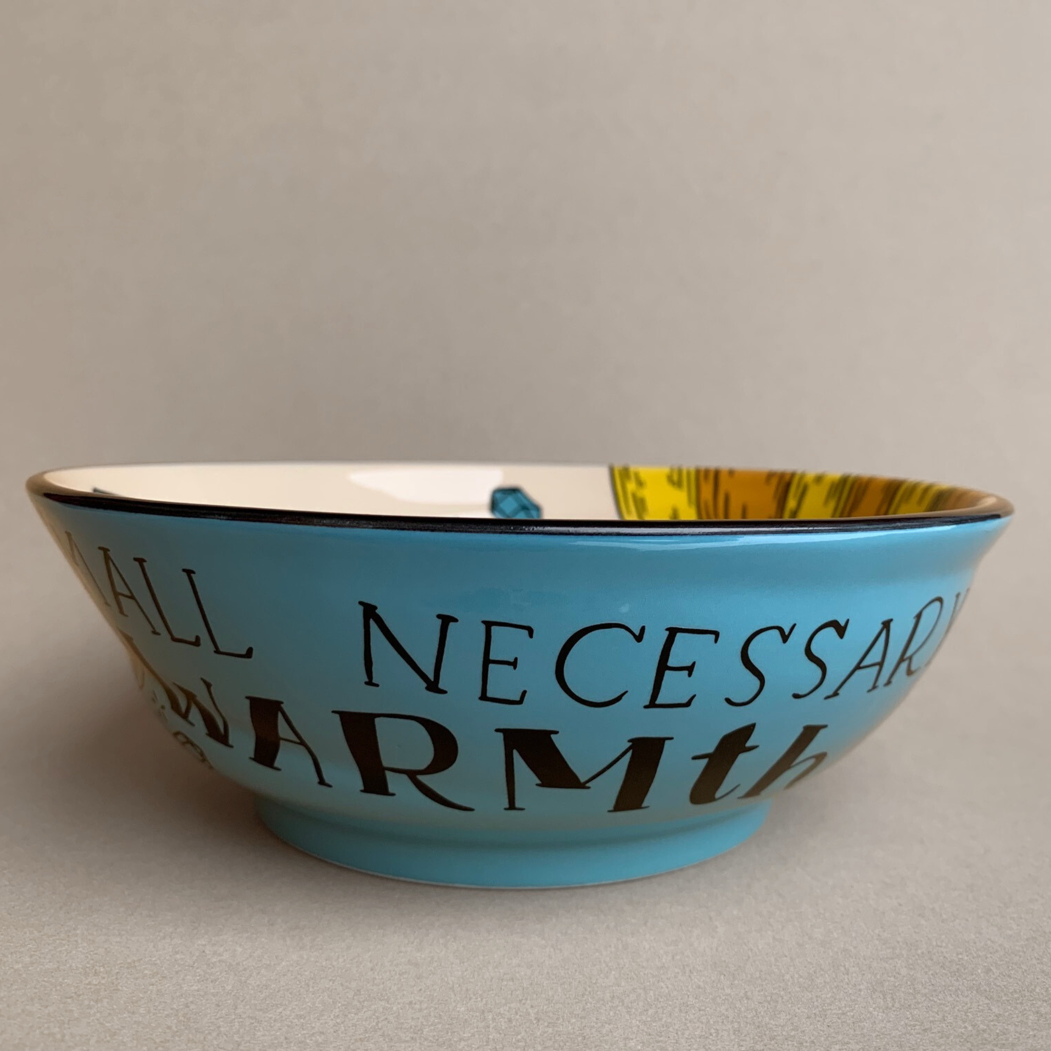 We Are Sparks After All - ceramic Noodle Owl Bowl