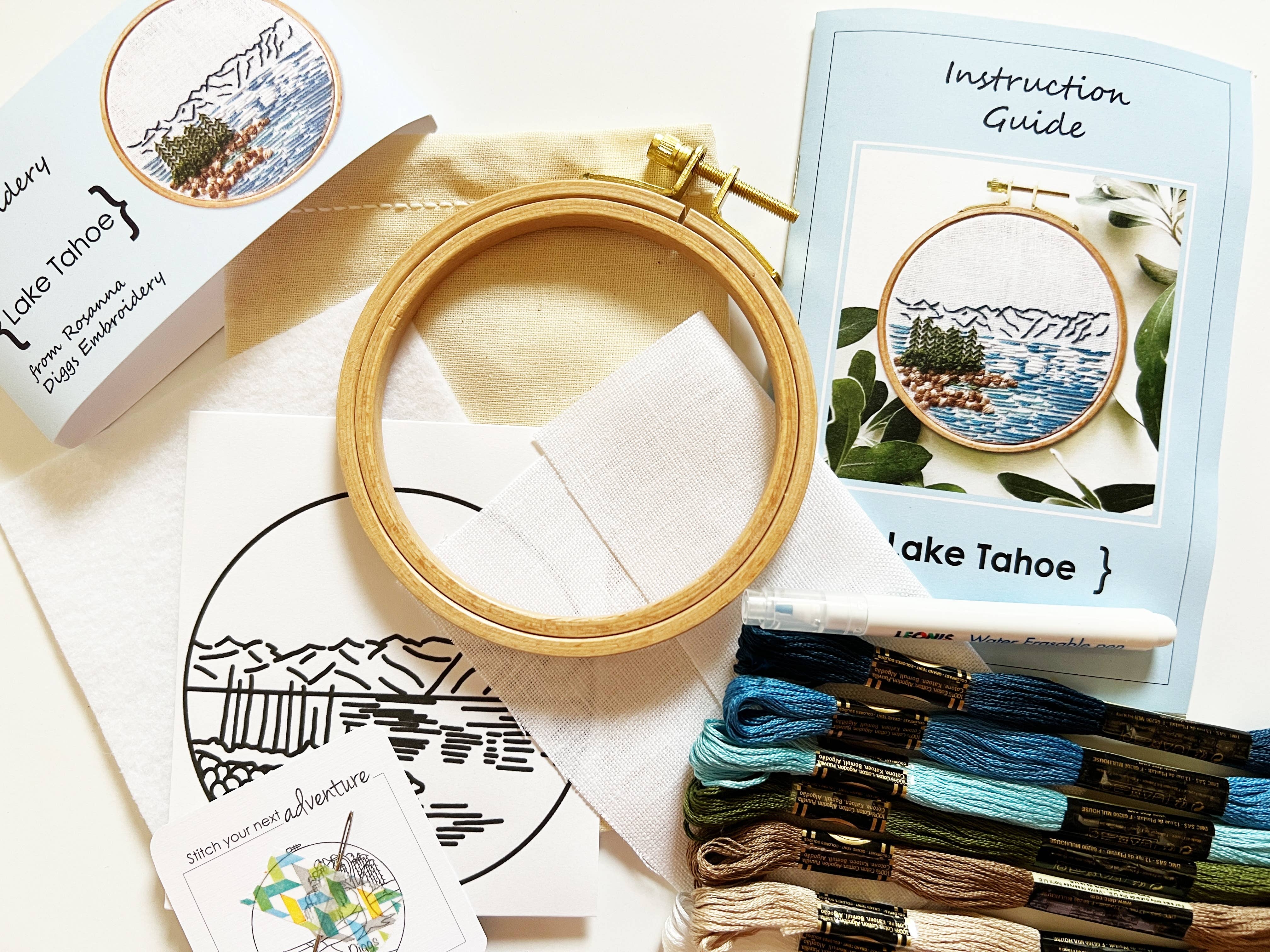 Instruction Guide embroidery kit