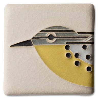 warbler ceramic tile