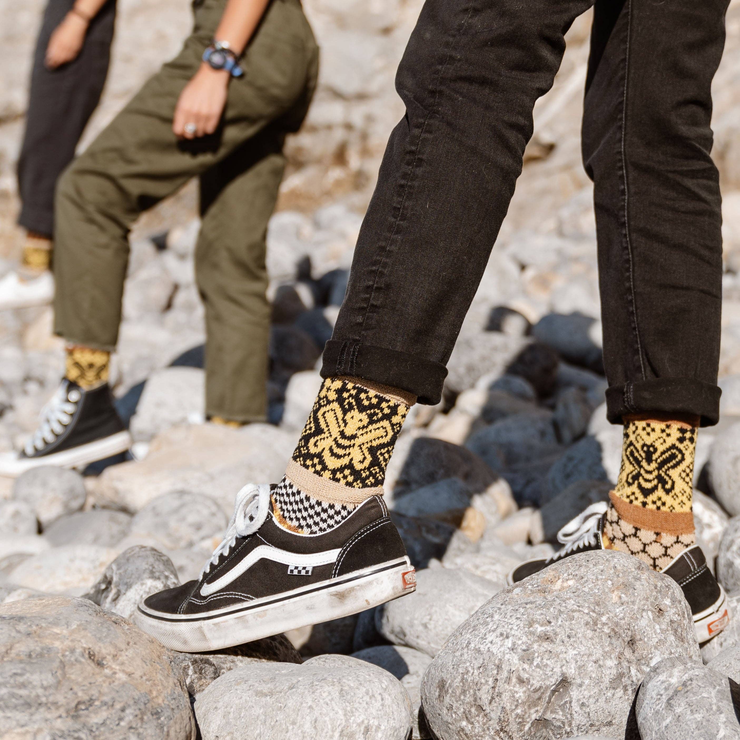 Honey Bee Crew Socks