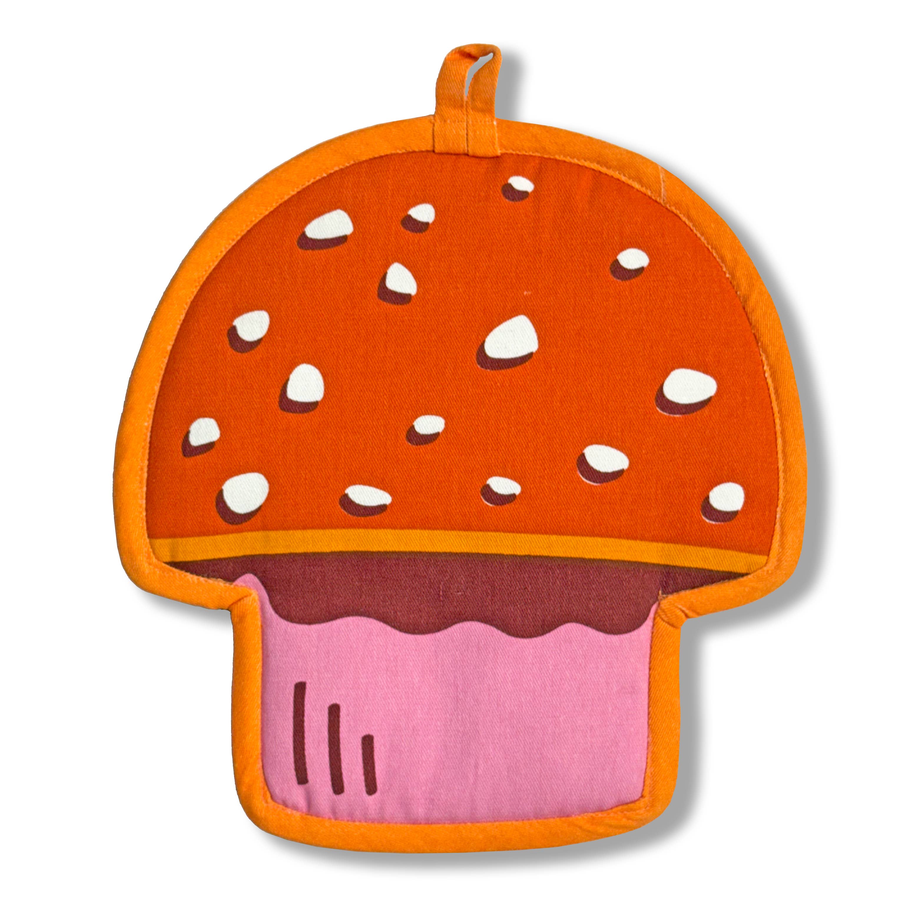 Mushroom Pot Holder w/ Pocket