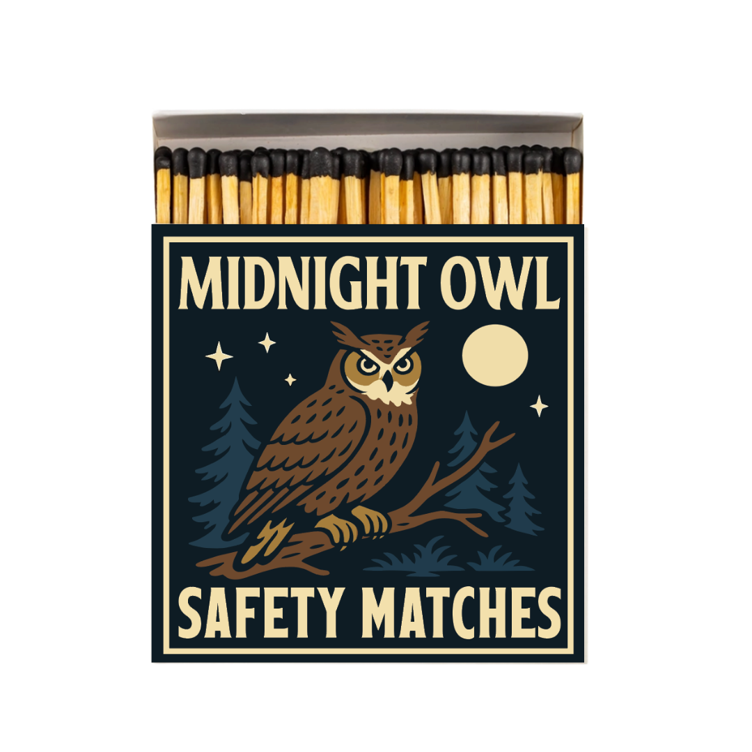 Midnight Owl Safety Matches / Camp Critters Series