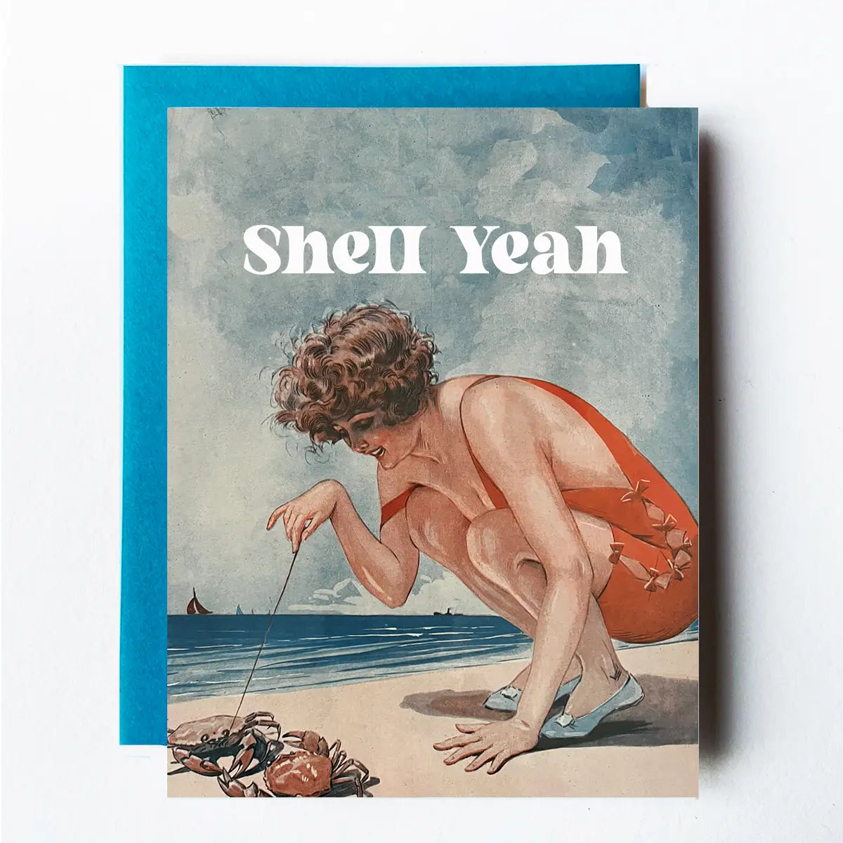 The Twentieth Card Collection's luxurious felted paper card, so soft and high-quality your recipients might mistake it for a love letter—cue the blushing!