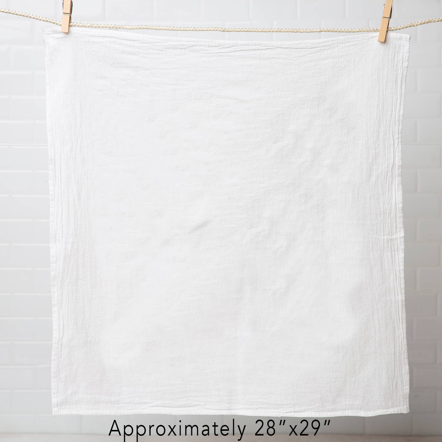 flour sack towel size