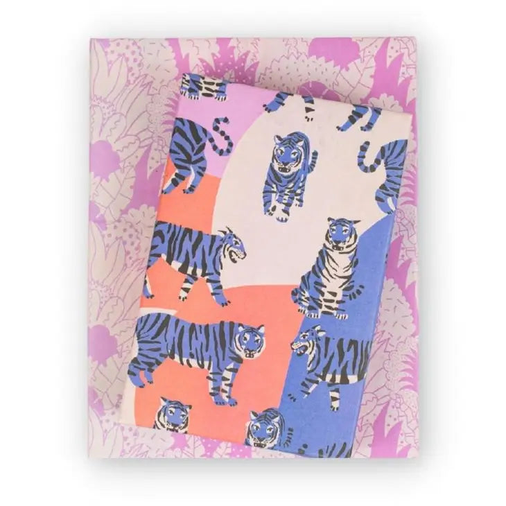 tiger double sided wrapping paper