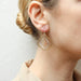 Nesting Square Rings Wire Earrings by Marjorie Baer, handcrafted jewelry made in California