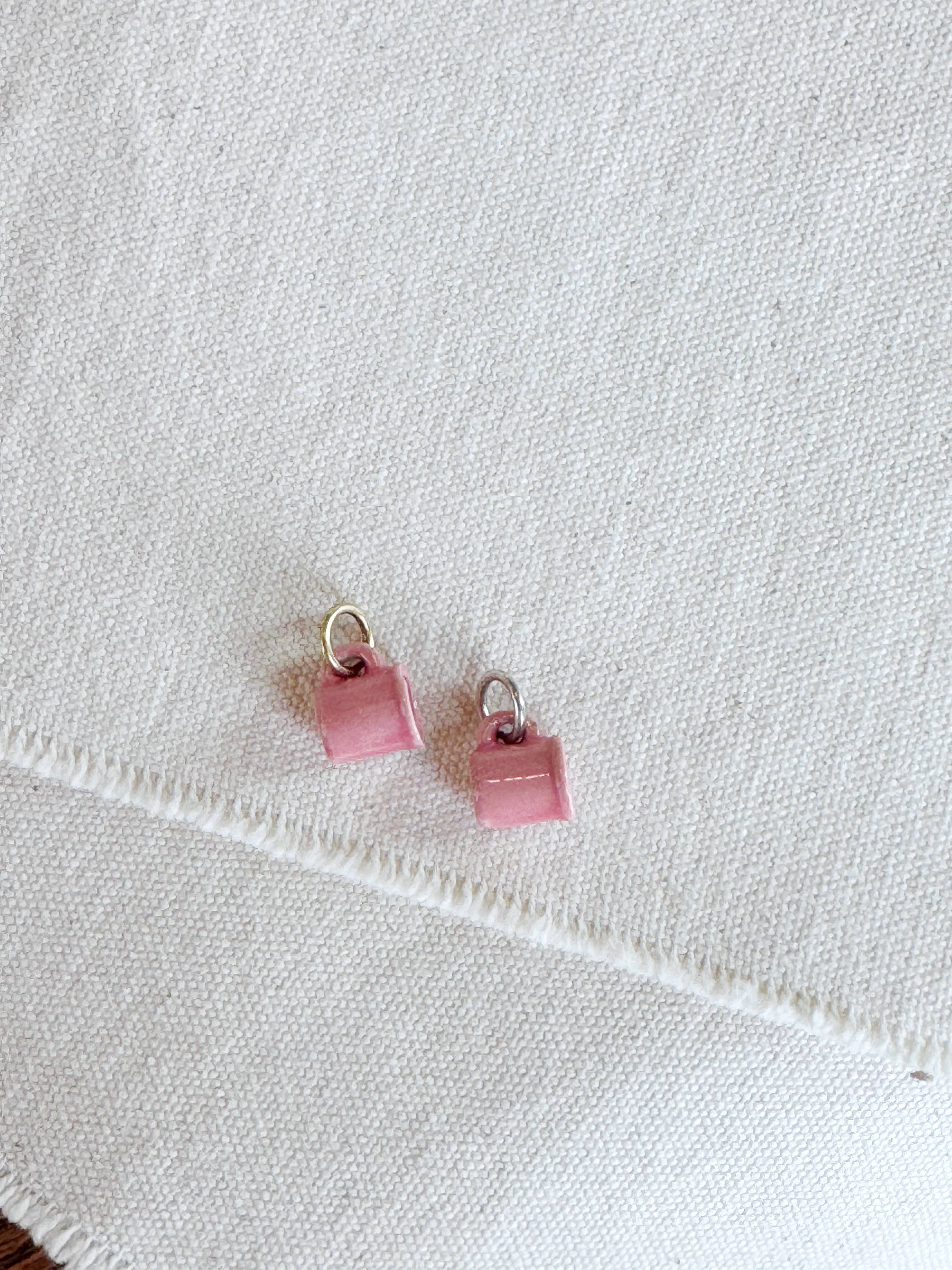 Ceramic Mini Coffee Mug Charm