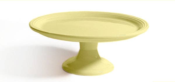 yellow cake stand
