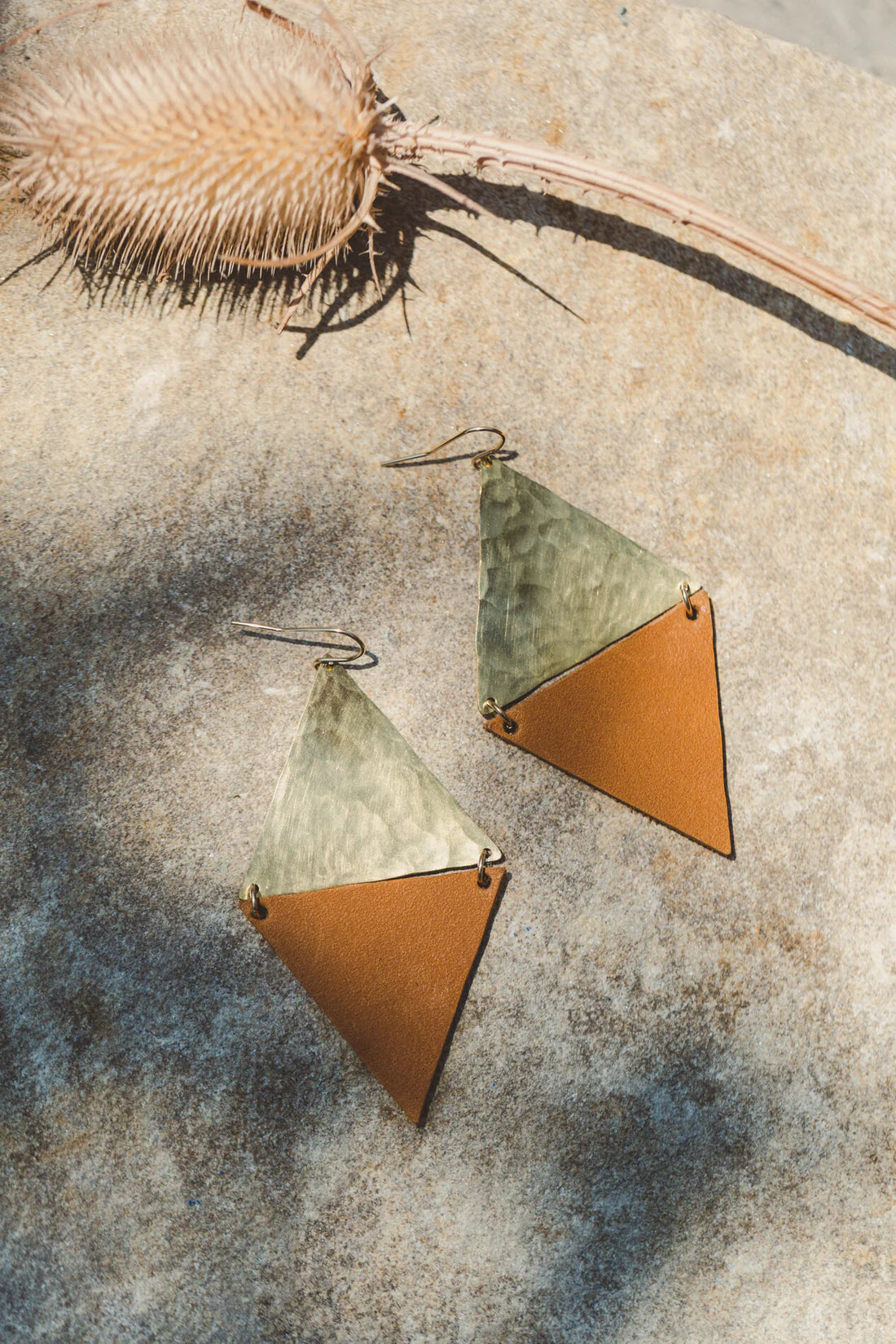 Alba Leather Earrings