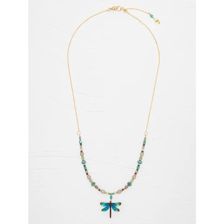 Dragonfly Dreams Beaded Necklace