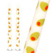 Taper Dinner Candles by Talking Tables USA featuring a fun avocado pattern on a white background, adding a unique touch to table settings.