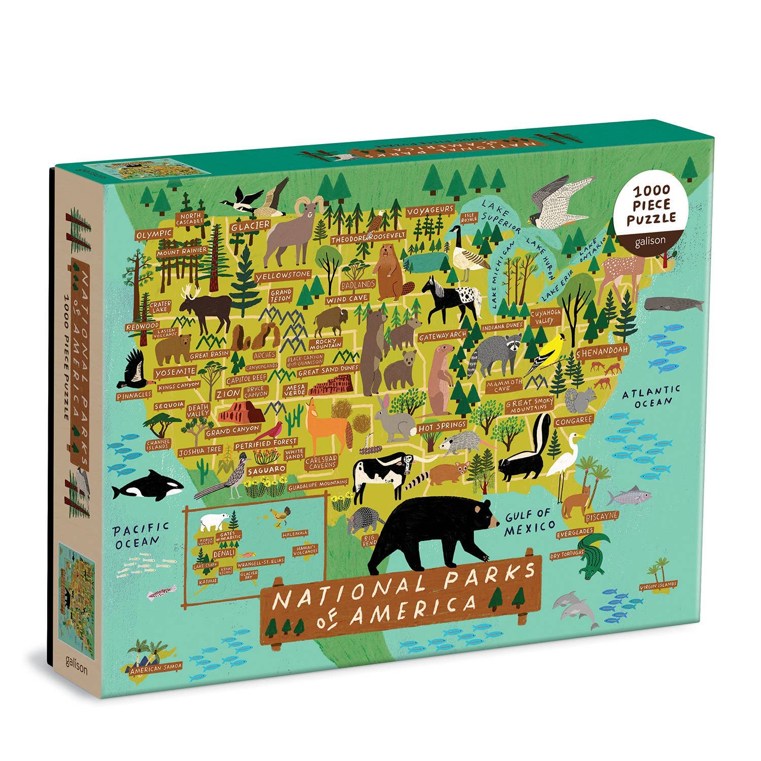 National parks of America 1000 piece puzzle