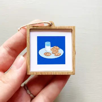 Tiny Watercolor Framed Print | 1" Food