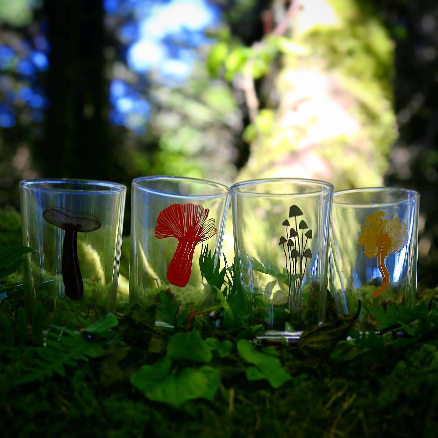 mushroom shot glasses
