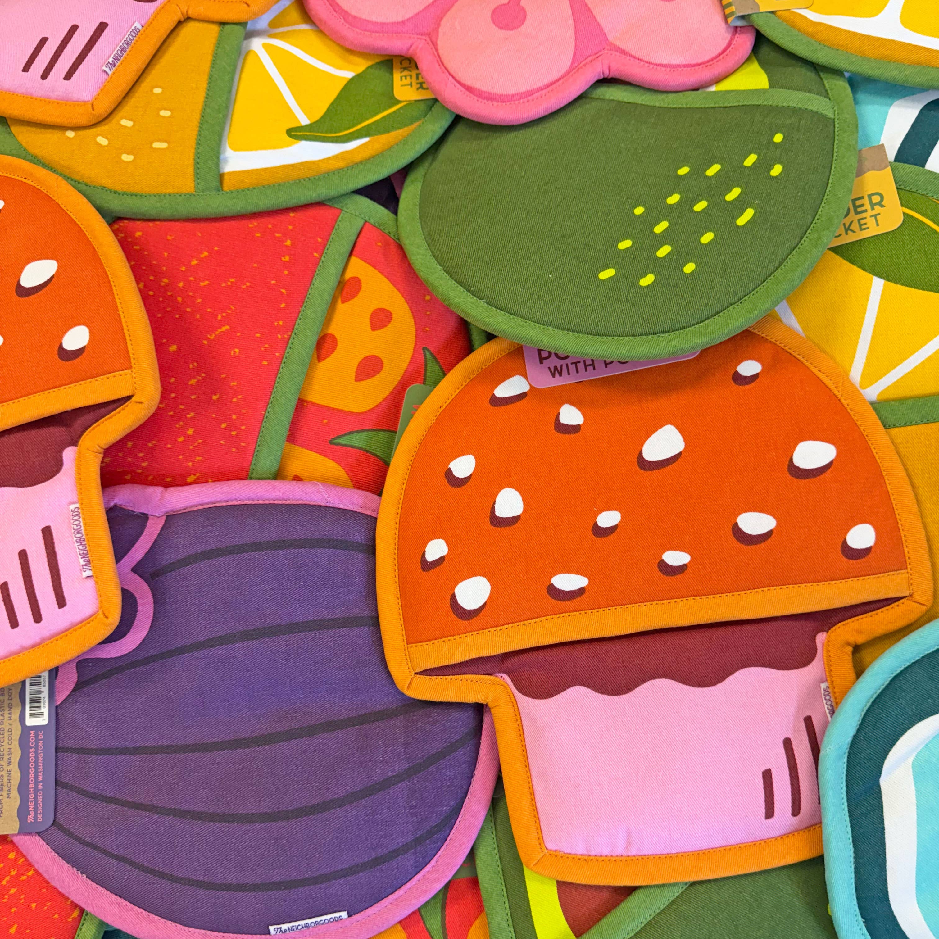 Mushroom Pot Holder w/ Pocket