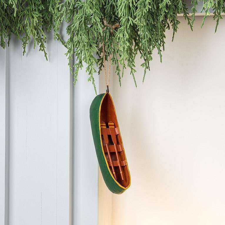 Canoe Ornament