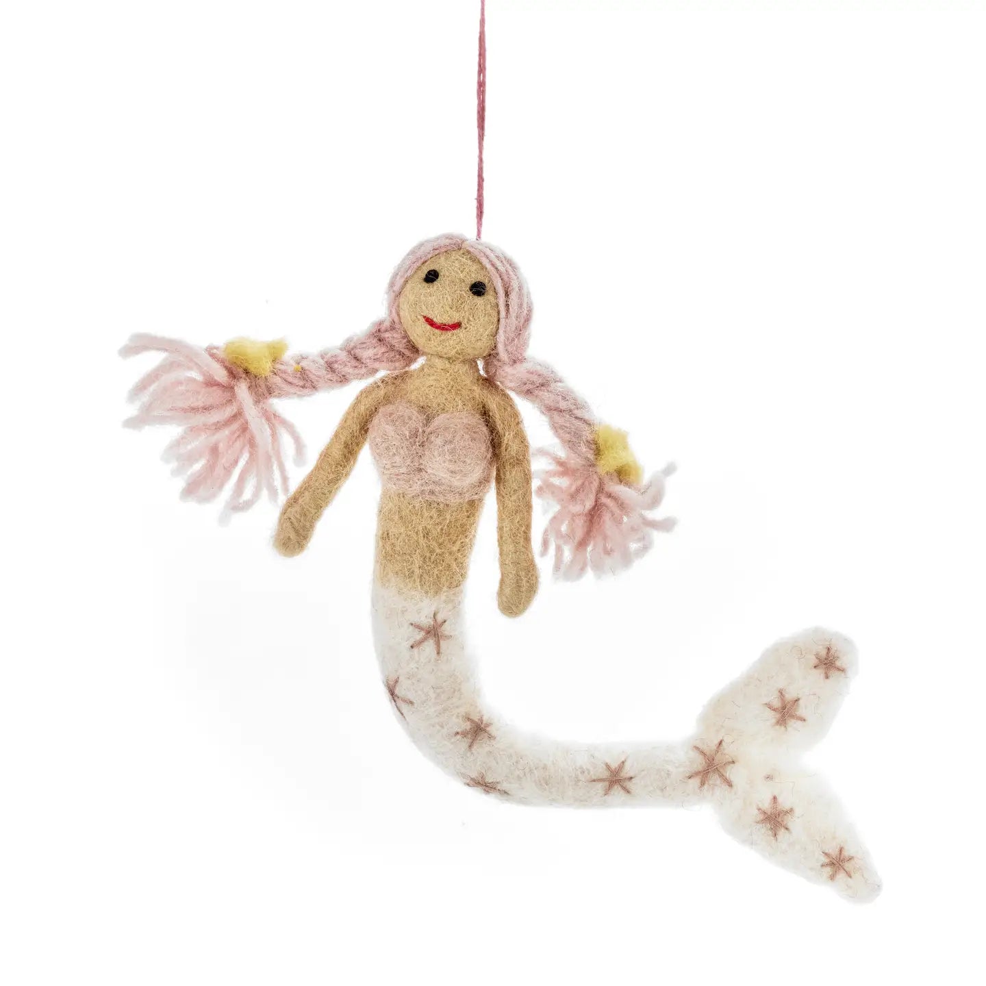 Handmade Felt Magical Mermaids Hanging Decorations