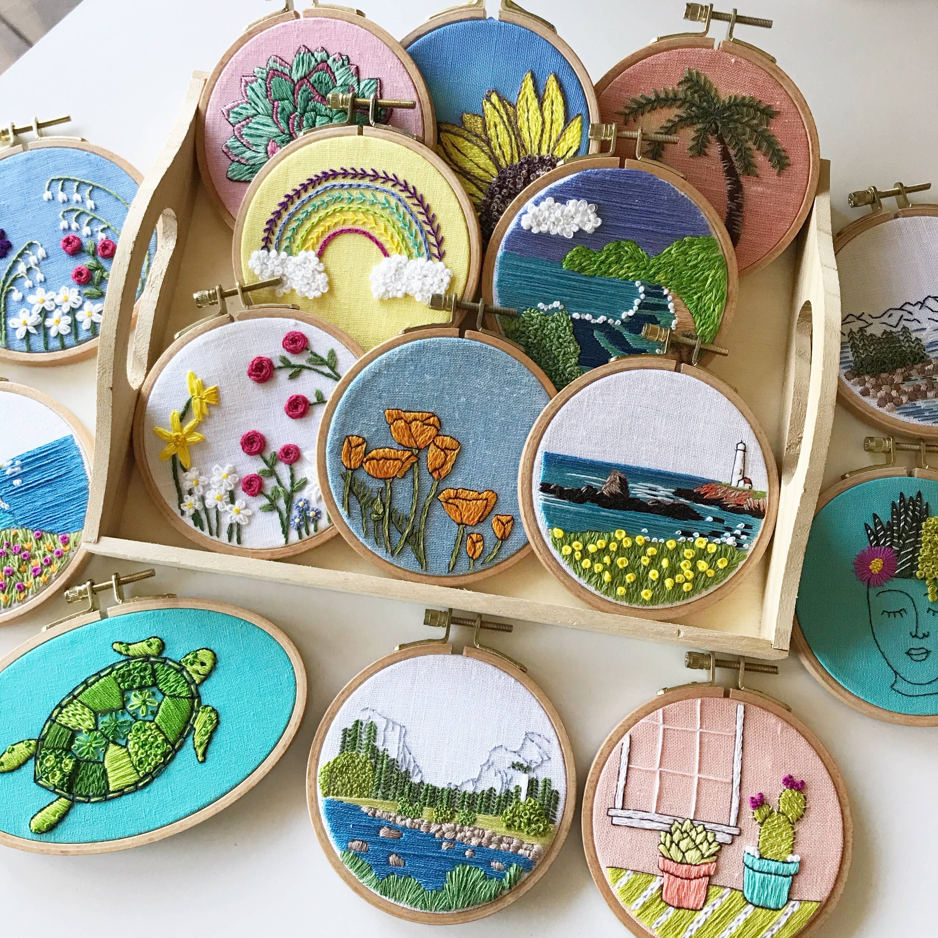  embroidery kits variants