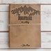 The mountains are calling leather journal