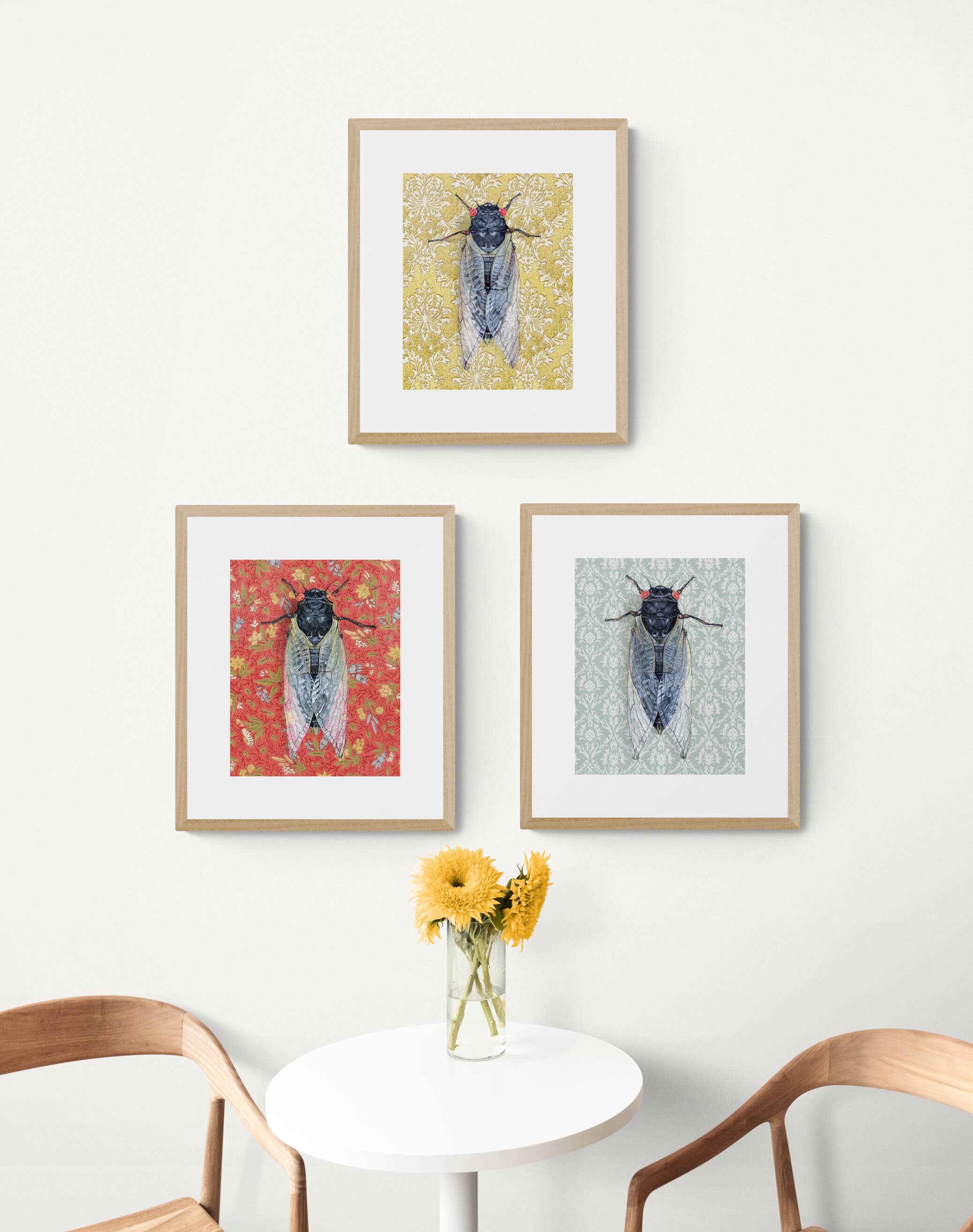 Wild Wallflowers | 17 Year Cicada Yellow