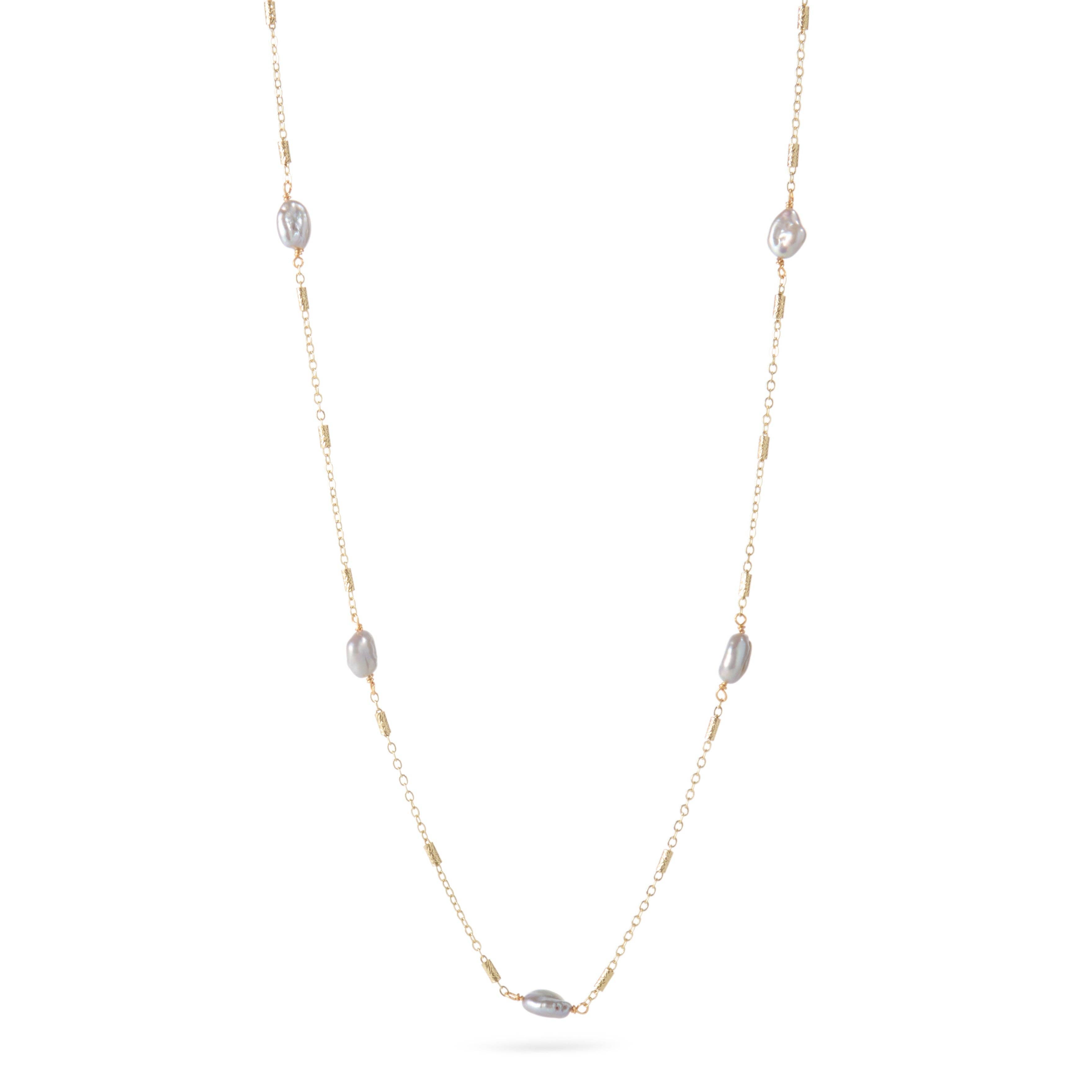 Shimmer Pearl Necklace