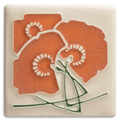 Flower ceramic Tile