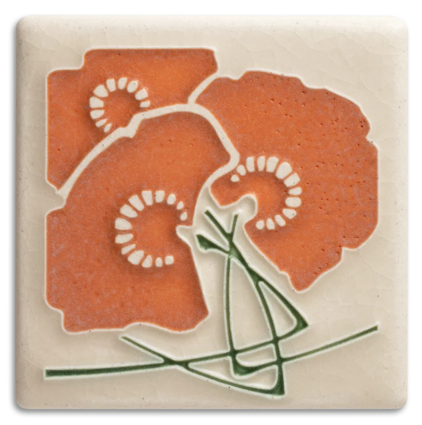Flower ceramic Tile