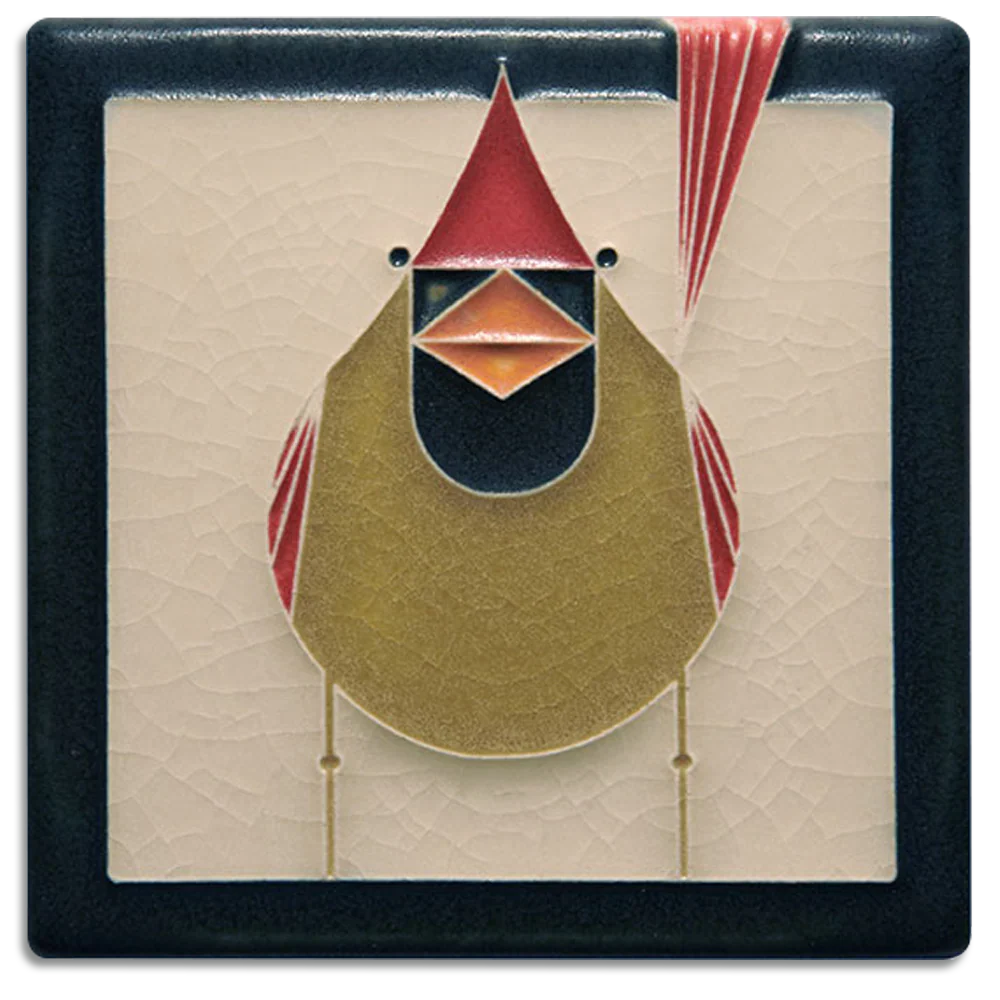 Cardinal 4" x 4"