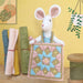 Adorable Little Mouse Makes a Quilt Felt Craft Mini Kit busy stitching a cozy quilt, perfect for a whimsical decor, showcasing vintage charm and creative fun!