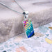 Close-up of Sparkle Streak Pendant highlighting its playful design and lightweight elegance, ideal for catching the light and turning heads.