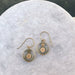 Kinetic circle earrings