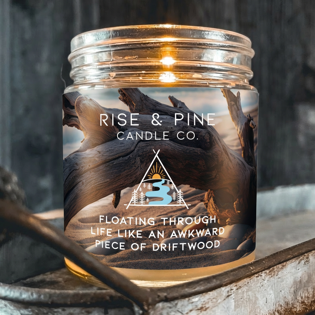 Driftwood Soy Wax Candle - 9oz