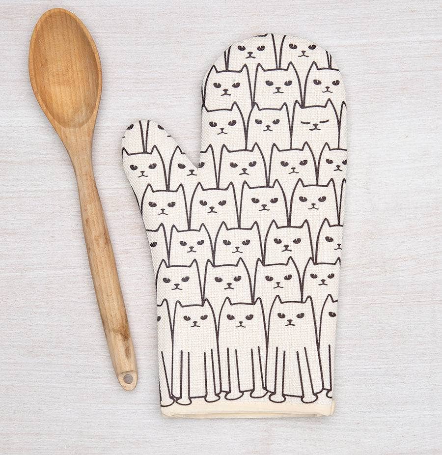 Cats Oven Mitt - Unique Kitchen Accessories, Perfect Cat Gift!