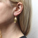 Leaf Pod Wire Earrings by Marjorie Baer, handcrafted jewelry made in California
