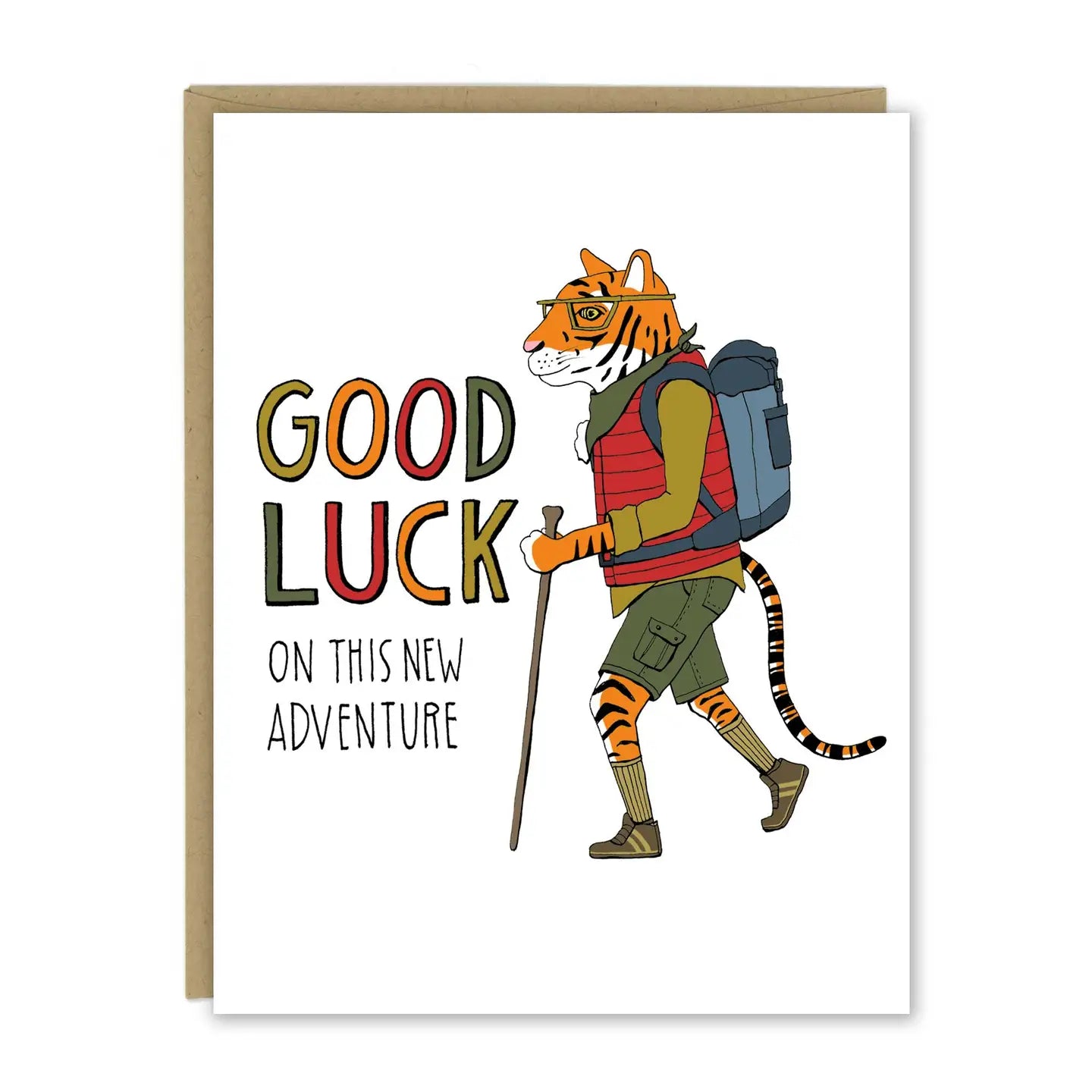 Loveable animal from the Sloe Gin Fizz Card Collection illustrated with bold lines and colors, guaranteed to add a smile to anyone’s day!