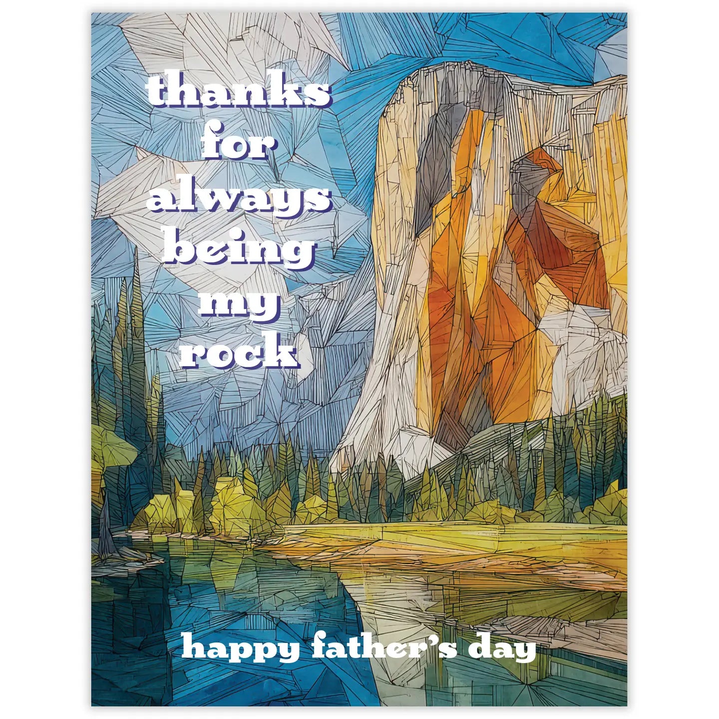 Unique Father's Day card from the Father's Day Card Collection featuring a playful design for the cool RAD DAD.