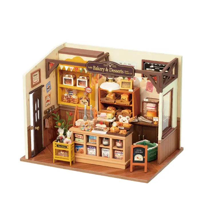 DIY Miniature Dollhouse Kit Assorted Shops ARTISANS agency