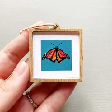 Tiny Watercolor Framed Print | 1" Animals