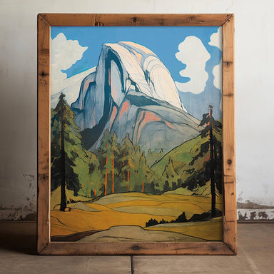 Half Dome Yosemite framed Print