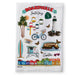 Santa Cruz and Capitola Tea Towel