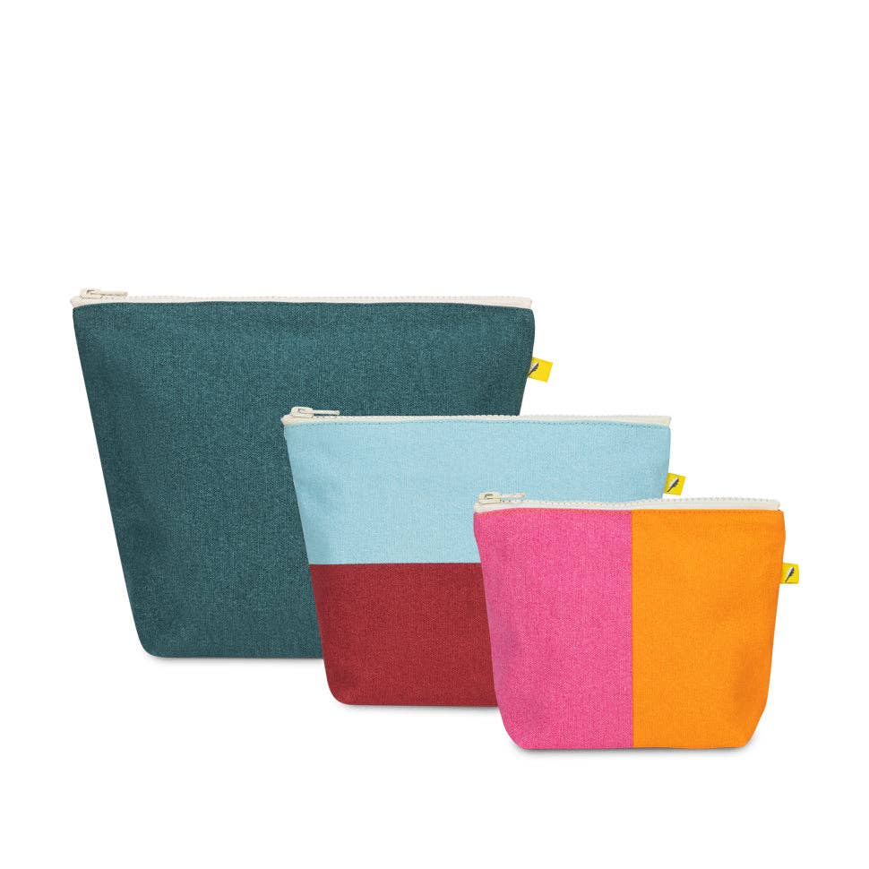 Zip Set of 3 - Two Tone