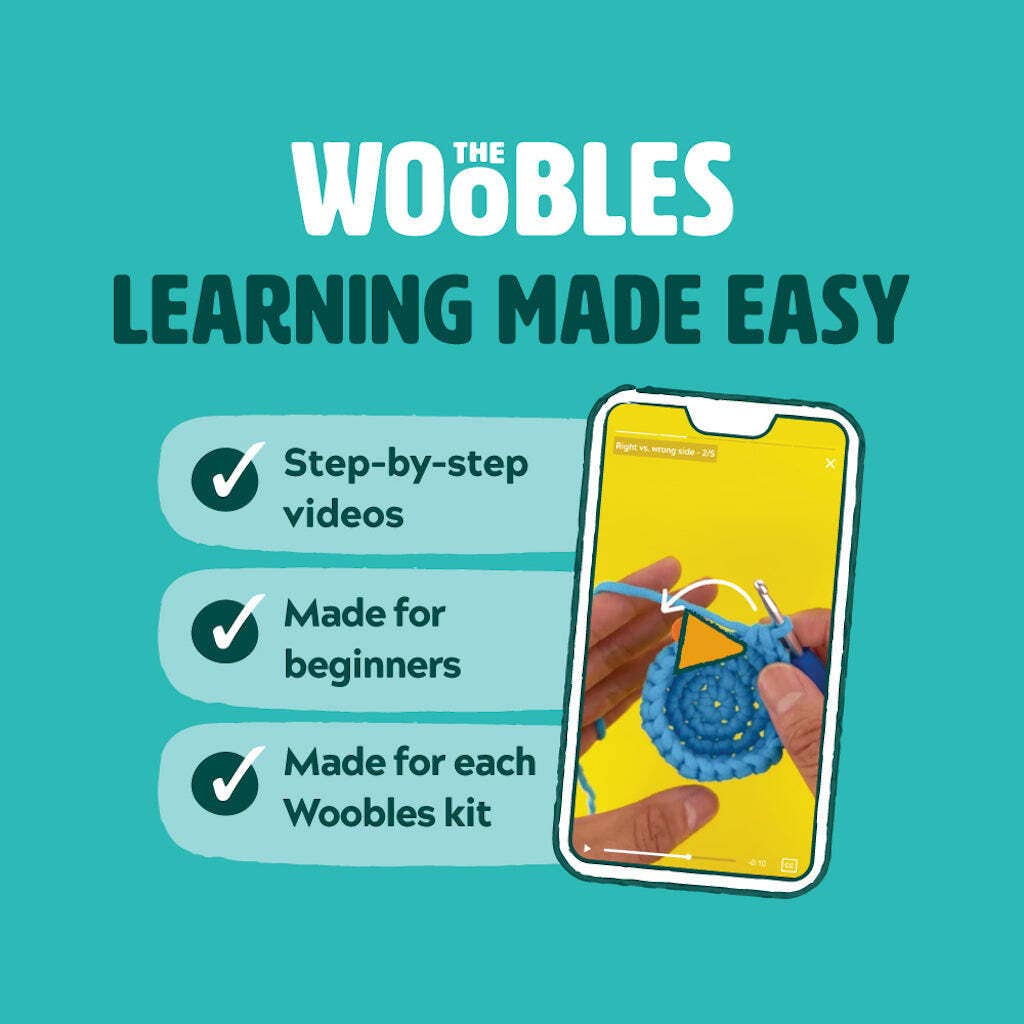 The Woobles Mango the Toucan Extra Squeezy crochet kit