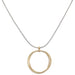 Hammered Rings Necklace by Marjorie Baer, handcrafted jewelry made in California