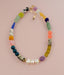 Multi Colored Colored Pearl Beaded Necklace