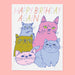 Vibrant birthday card showcasing a group of playful cats with the message 'HAPPY BIRTHDAY AGAIN', created by The Good Twin in 'The Good Twin Card Collection'.