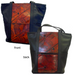 Leaf leather tote bag
